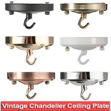 Check spelling or type a new query. Diy Vintage Iron Ceiling Rose Hook Plate Holder Pendant Lamp Roof Sucking Disk Chassis Light Fitting Accessory Wish
