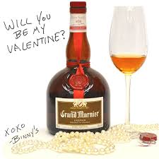 Will You Be My Valentine Valentinesday Ecard Grandmarnier Beer Store Rose Wine Bottle Beer