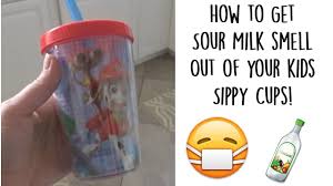 Natural Way To Get Sour Milk Smell Out Of Sippy Cups No Chemicals Youtube