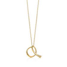 Pick out the chain and charms that express your story and style. Elsa Peretti 18k Gold Letter A Pendant Tiffany Co