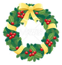 Shop the leader in the direct merchandise business Christmas Wreath Vector Cartoon Clipart Illustration Etsy