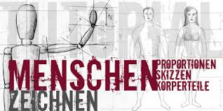 Menschen Zeichnen Proportionen Mann Und Frau Zeichenkurs