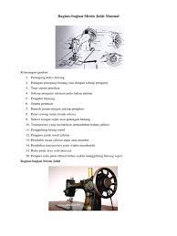 Maybe you would like to learn more about one of these? Bagian Bagian Mesin Jahit Manual