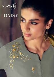 Jansi Daisy By Omtex Readymade Cotton Linen Suits Collection