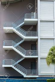 If a fire event starts accidentally it is the easier way for emergency execution. Fire Escape Stairs Stock Photo Picture And Royalty Free Image Image 22149387