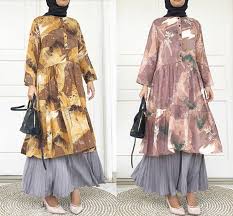 Model kaftan untuk orang gemuk dan pendek. 7 Tunik Dress Untuk Orang Gemuk Dan Berhijab Harga Di Bawah Rp140 Ribu Womantalk Com Line Today