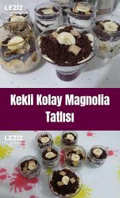Kekli Kolay Magnolia Tatlisi Leziz Yemeklerim Yemek Tarifi Leziz Yemek Yemek Yemek Tarifleri