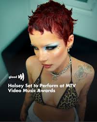 GLAAD Media Awards winner Halsey will return to the MTV VMAs stage this  year to perform a new song off of her upcoming album. Read more via  Variety: https://variety.com/2024/music/news/mtv-vma-2024-blackpink- lisa-halsey-benson-boone-1236113368 ...