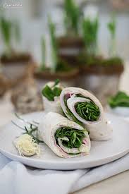 Rezept Schinken Wraps Mit Spinat Kren Schnelle Fruhlingswraps Rezept Rezepte Snack Rezepte Wraps Rezept