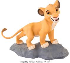 Simba is a fictional character and the protagonist of disney's the lion king franchise. The Lion King Young Simba Hand Painted Limited Edition Maquette Lot 94261 Heritage Auctions