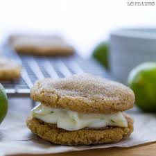 Key Lime Pie Sandwich Cookies Recipe Key Lime Desserts Lime Desserts Sandwich Cookies