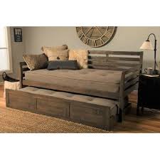 Red Barrel Studio Haney Twin Solid Wood Daybed With Trundle And Mattress Wayfair In 2020 Twin Daybed With Trundle Daybed With Trundle Wood Daybed