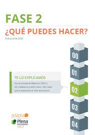 Otros 10 proyectos para ser realizados en el banco de trabajo de la cooperativa. Que Puedes Hacer En Fase 2 En Lectura Facil Plena Inclusion Madrid