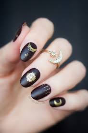Red & black nail design: Nails Of The Day Celestial Nails Ft Connoisseur Sonailicious