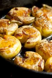 This easy side features crispy skinned potatoes with soft flavorful interiors. Duck Fat Fried Smashed Potatoes Recipe