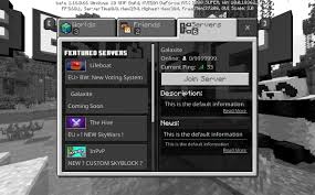 2/20 players • last ping 18 minutes ago. Scott Eckosoldier On Twitter Looks Like A New Official Server Is Coming To Minecraft Bedrock Server Listing Galaxite Is Showing In The Latest 1 16 Beta 1 16 0 66 Https T Co Dmzetx8hth