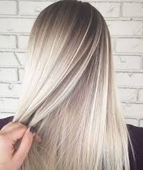 And, when it comes to color there is platinum blonde hair color is the lightest blonde hair color with a hint of silver, making it cool in tone yet vibrant. Shadow Root Icy White Blonde Hair Balayage White Blonde Hair Balayage Hair Hair Styles
