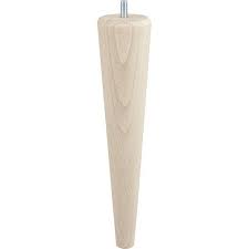 Pied De Lit Sommier Conique Fixe Hetre Brut Blanc Beige Naturels 25 Cm Pied De Lit Lit Sommier Pied Meuble