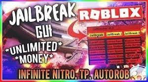 Mar 13, 2021 · tags. Op Roblox Hack Jailbreak Gui Infinite Nitro Auto Rob Tp Unlimited Money