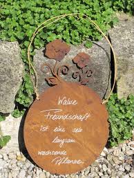 Edelrost Gedichttafel Freundschaft Freundschaft Spruche Garten Blumen Spruch
