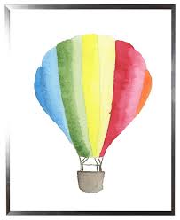 Browse our selection of hot air balloon wall murals and find the perfect design for you—created by our community of independent artists. Rainbow Hot Air Balloon Wall Art Wall Decor