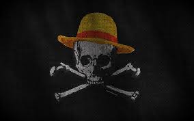 Mugiwara S Jolly Roger By Fogdark Red And Black Skull Wallpaper Skull Wallpapers Black Anime Wallpaper