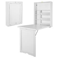 A wide variety of wall mounted desk folding options are available to you, such as general use, material, and feature. Gymax Wall Mounted Fold Out Convertible Floating Desk Space Saver Writing Table White Walmart Com Walmart Com