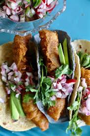 Cooking light beer battered fish tacos. Beer Battered Fish Tacos With Radish Pico De Gallo Hola Jalapeno