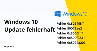 The windows 10 error code 0x8000ffff relates to windows update. Windows 10 Update Fehler Reparieren Anleitung Keyportal De