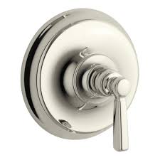 Amazon's choicefor kohler shower trim. Kohler Bancroft 1 Handle Wall Mount Tub And Shower Faucet Trim Kit In Polished Nickel Valve Not Included Ts10584 4 Sn The Home Depot