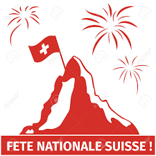 August ist nationalfeiertag in der schweiz. Bild Grusskarte Fur Nationalfeiertag Der Schweiz Lizenzfrei Nutzbare Vektorgrafiken Clip Arts Illustrationen Image 64213223
