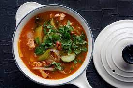 Korean Spicy Fish Stew Mae Un Tang Recipe Spicy Recipes Food Stew Recipes