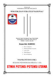 20200614 hallo guys kali ini website kami akan menyampaikan materi tentang contoh soal pkn kelas 8 terlengkap dan terpercaya meliputi dari soal pilihan ganda dan essay semester 2 agar mudah di pahami. Doc Makalah Politik Dan Strategi Nasional Deni Syahputra Academia Edu