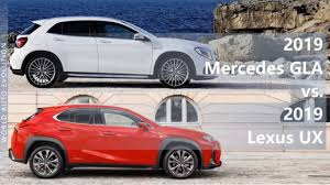 2019 Mercedes Gla Vs 2019 Lexus Ux Technical Comparison Youtube