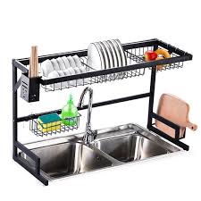 Check spelling or type a new query. 2 Tier Dish Drainer Over Double Sink Drying Rack Draining Tray Fruit Plate Bowl Kitchen Storage Rack Hardware Accessories From Tools Industrial Scientific Kitchen Storage Rack Cool Kitchens Diy
