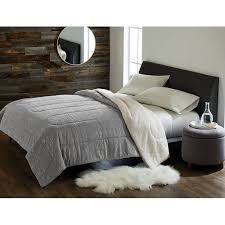 You can buy a comforter in a furniture store or department store how to make comforters | ehow.com. Better Homes And Gardens Reversible Velvet Sherpa Cable Knit Grey Comforter Full Queen Walmart Com Walmart Com