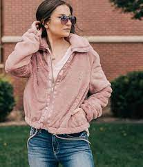 Explore the newest trends and essentials designed for any and every occasion! Coffeeshop Faux Fur Jacket Women S Coats Jackets In Bb Blush Buckle
