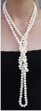 Rope Pearl Necklace Rope Pearl Necklace Long Pearl Necklaces Premier Designs Jewelry
