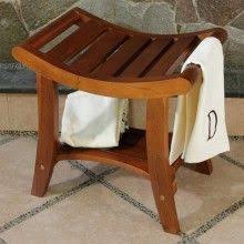 They are a great asset for every bathroom, making it more functional in this case, it should be measured to fit the shortest person. Decoteak Harmony 30 Teak Wood Shower Tall Bench With Shelf And Liftaide Arms In Woodland Brown Finish Teak Shower Teak Shower Stool Wood Shower Bench