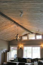 Tongue And Groove Pine Distressed Paint Technique With Faux Cedar Beam Tongue And Groove Walls Tongue And Groove Ceiling Tongue And Groove