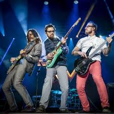 He promised to rip it and he delivered. Weezer