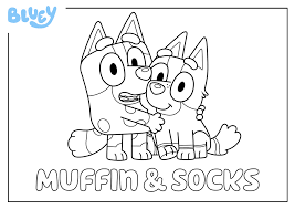 Set up a table outside and keep kids of all ages occupied with these spring pictures to color. Print Your Own Colouring Sheet Of Muffin And Socks