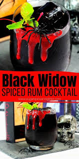 Kraken black spiced rum is a caribbean black spiced rum. Black Widow Cocktail Sugar Spice And Glitter