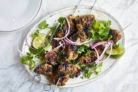 Spicy Pork Kebabs With Fennel Cumin And Red Onion Recipe Nyt Cooking Pork Kebabs Spicy Pork Pork Recipes