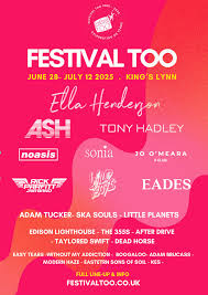 Tony Hadley on X: Im excited to be playing Festival Too in Kings Lynn on  Saturday 5th July! Its free to attend, and no tickets are required! More  info here: t.co7sUPnXxV6x. t.coY2rR0clVUH 