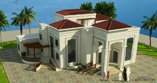 مخطط فيلا خليجى 728 متر مرب 7 غرف نوم Modern Villa Design House Layouts Villa Design