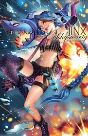 Jinx (League of Legends) Image by Tom Wlod #3522659 - Zerochan Anime Image  Board