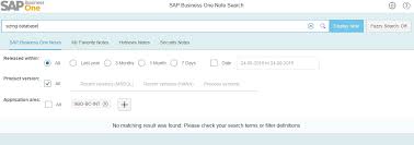 Sap B1 Note Search Is More Simpler Sap Blogs