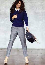 Bej rengin en iyi uyum sağladığı renkler; Lacivert Gri Uyumu Kiyafet Tarz Kadin