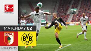 German bundesliga match fc augsburg vs b dortmund 18.01.2020. Fc Augsburg Borussia Dortmund 2 0 Highlights Matchday 2 Bundesliga 2020 21 Youtube